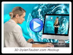 3D DylanTauber.com Mockup