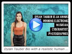 Dylan Tauber Bio with a realistic human avatar